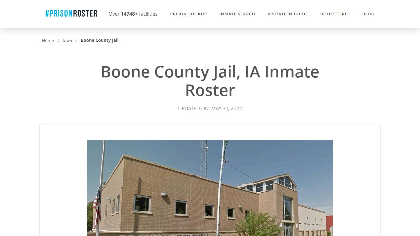 Boone County Jail, IA Inmate Roster - Inmate Locator