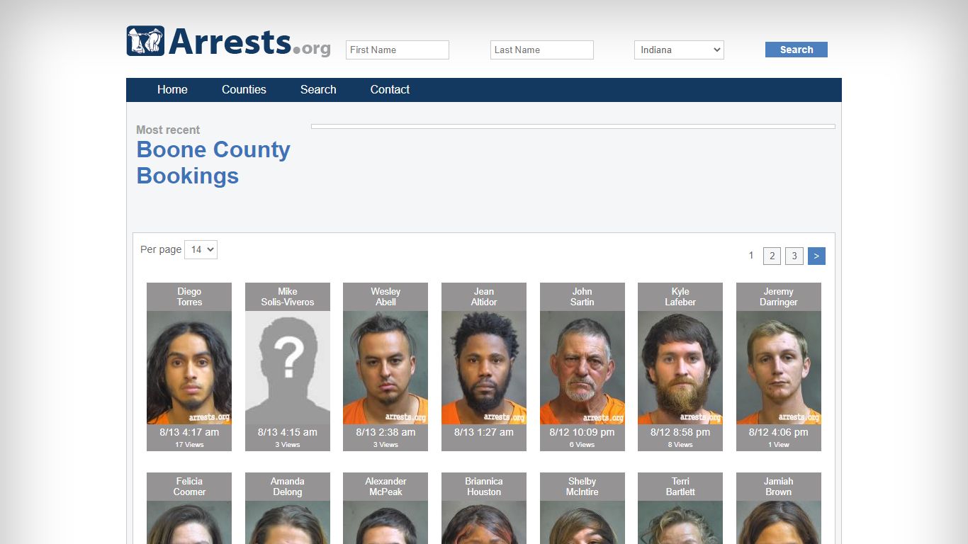 Boone County Arrests and Inmate Search